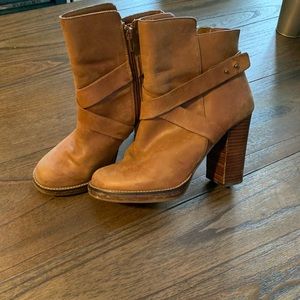 Rustic ankle boot